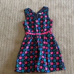 Draper James Women’s Holiday Dress with Colorful Ornaments